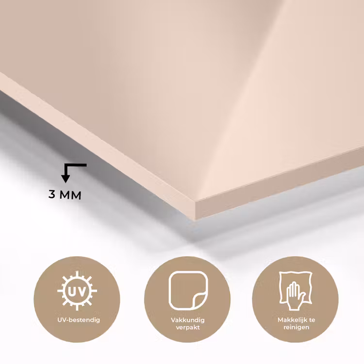 Pale - Peach - Nude plexiglas 5mm klein 11 -sfeer2