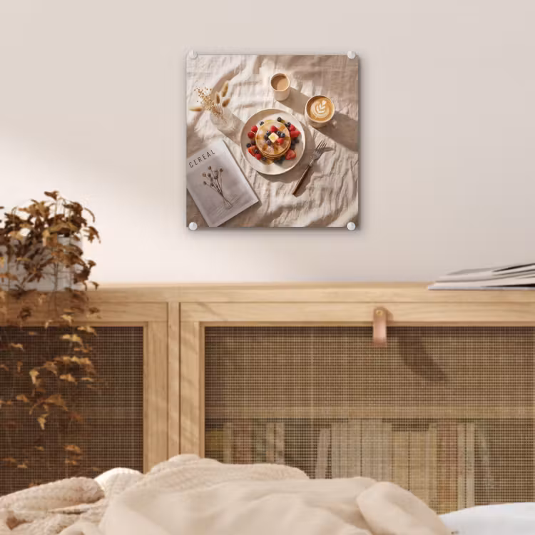 Pannenkoeken - Bessen - Ontbijt - Modern - Beige plexiglas 5mm klein -sfeer4