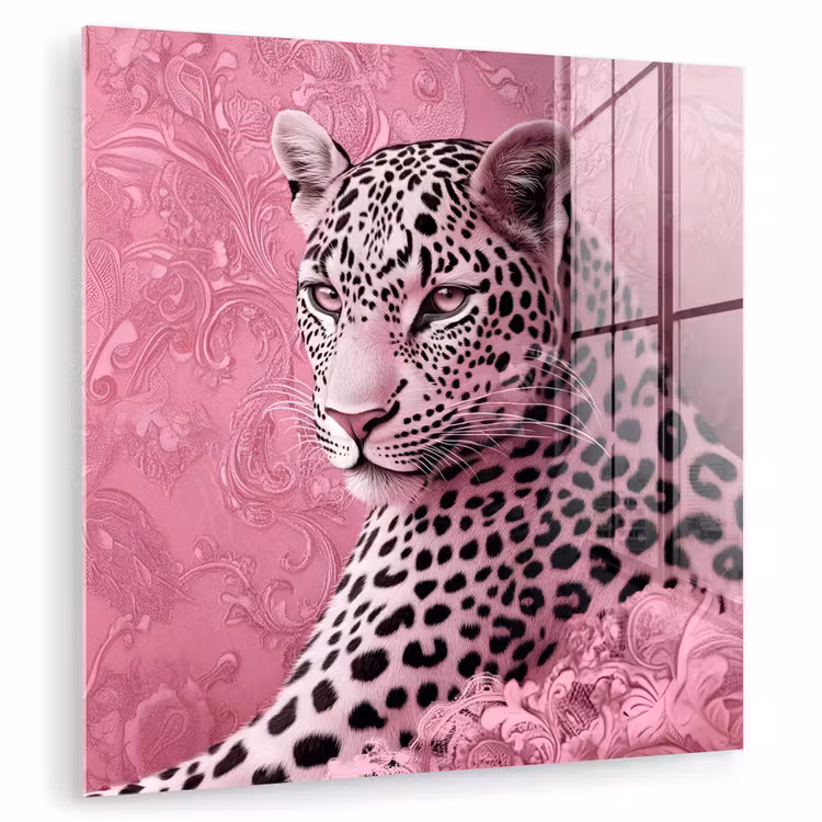 Panter - Luxe - Roze plexiglas 5mm klein -zzzproduct_nieuw