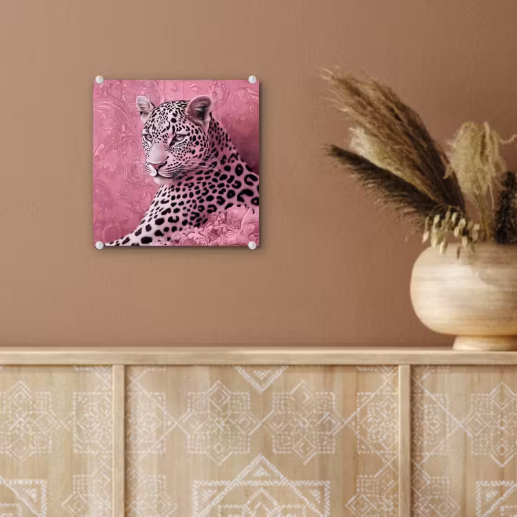 Panter - Luxe - Roze plexiglas 5mm klein -sfeer5