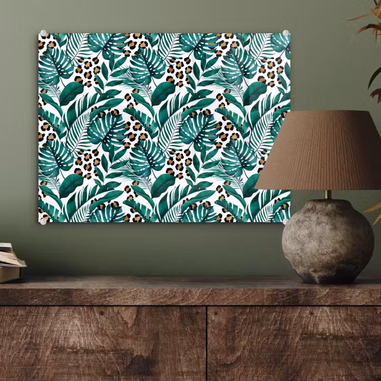 Panterprint - Bladeren - Jungle plexiglas 5mm klein -sfeer3
