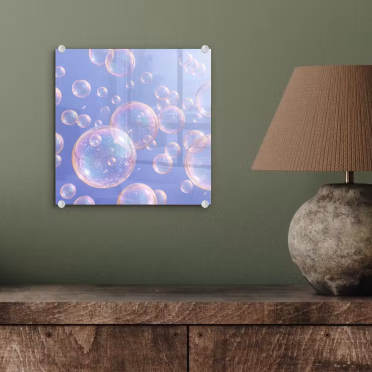 Pastel - Bubbels - Dromerig plexiglas 5mm klein -sfeer3