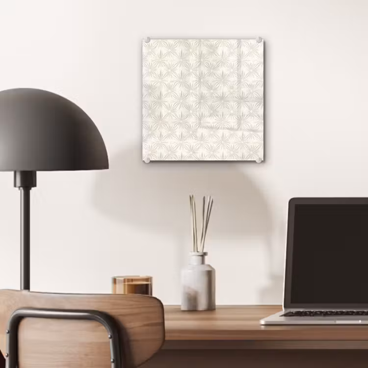 Patroon - Bloemen - Beige plexiglas 5mm klein 11 -sfeer6