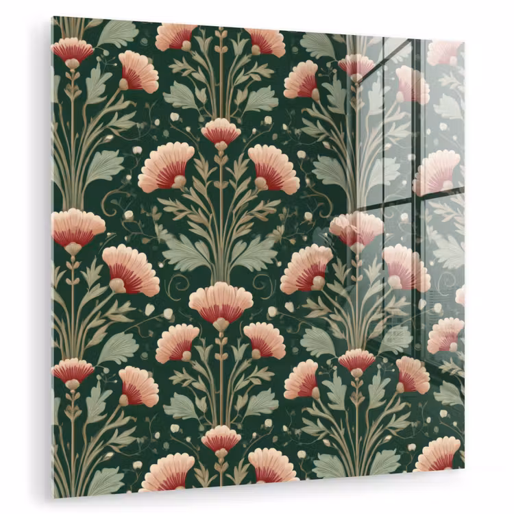 Patroon - Botanisch - Kleurrijk plexiglas 5mm klein 11 -zzzproduct_nieuw