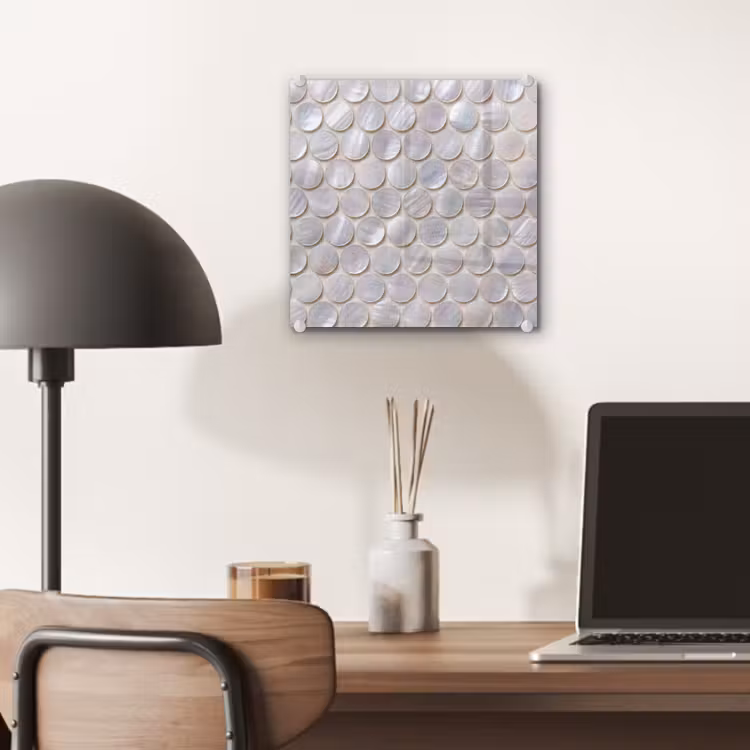 Patroon - Cirkels - Abstract - Modern - Wit plexiglas 5mm klein -sfeer6