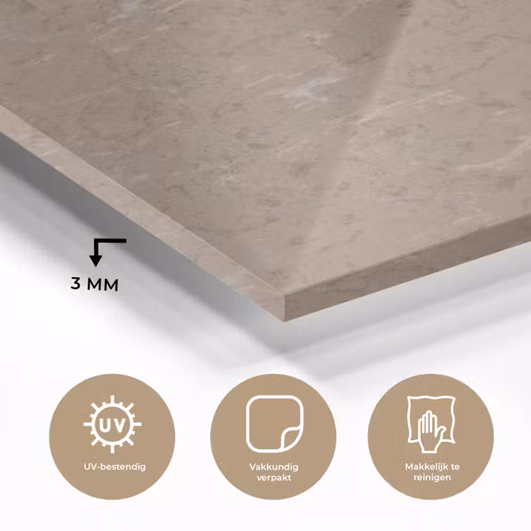 Patroon - Kalksteen - Beige plexiglas 5mm klein 11 -sfeer2