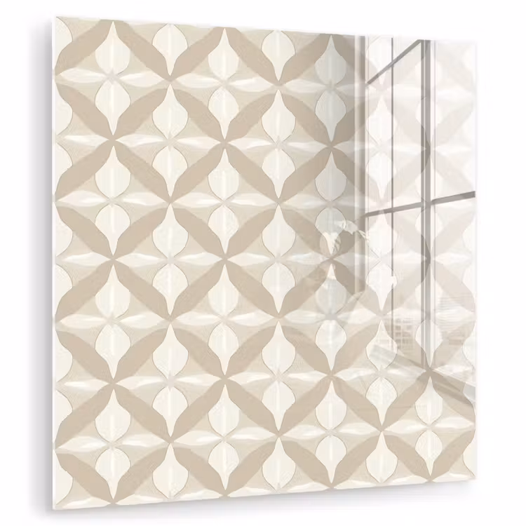 Patroon - Klassiek - Beige plexiglas 5mm klein 11 -zzzproduct_nieuw