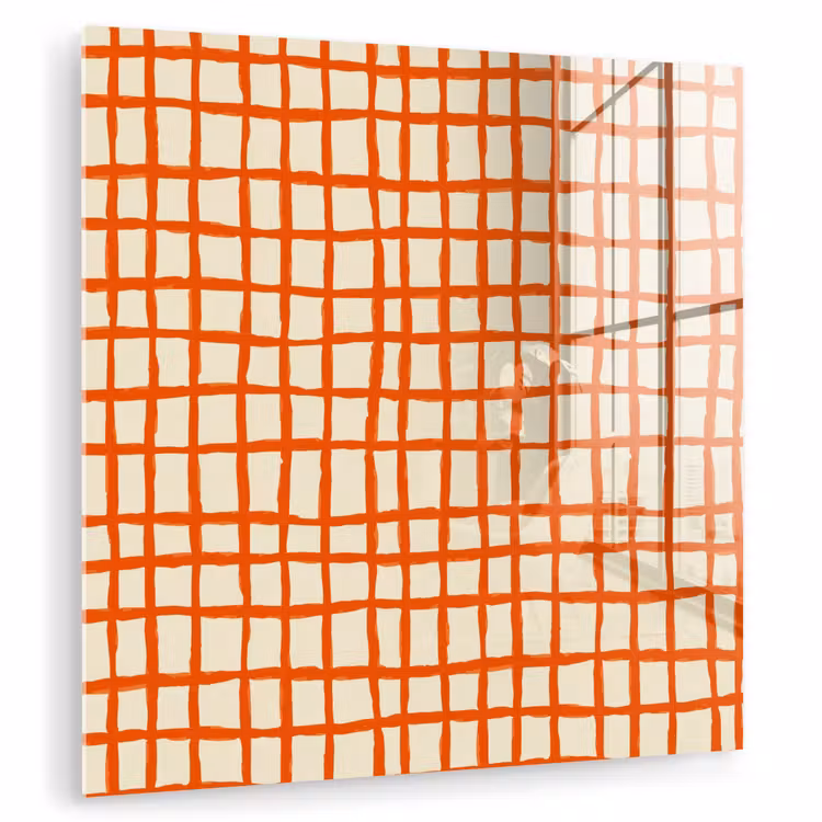 Patroon - Lijnen - Oranje plexiglas 5mm klein 11 -zzzproduct_nieuw