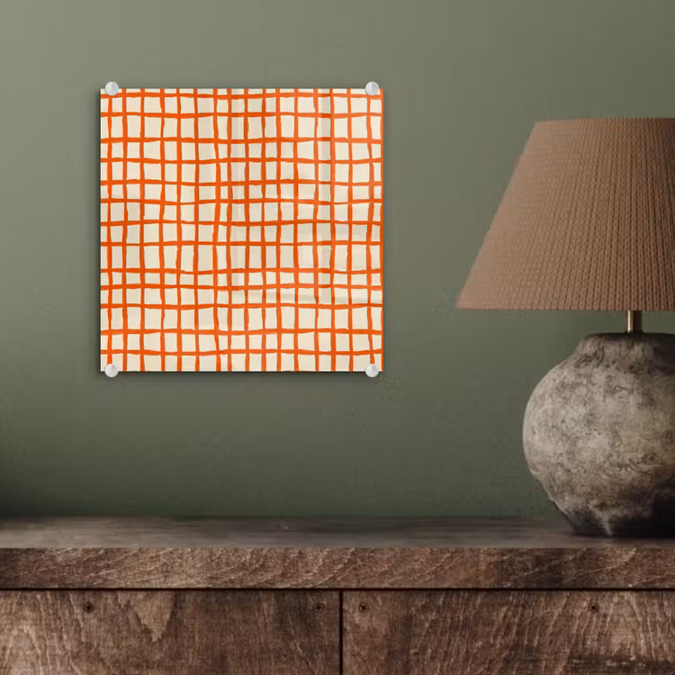 Patroon - Lijnen - Oranje plexiglas 5mm klein 11 -sfeer3