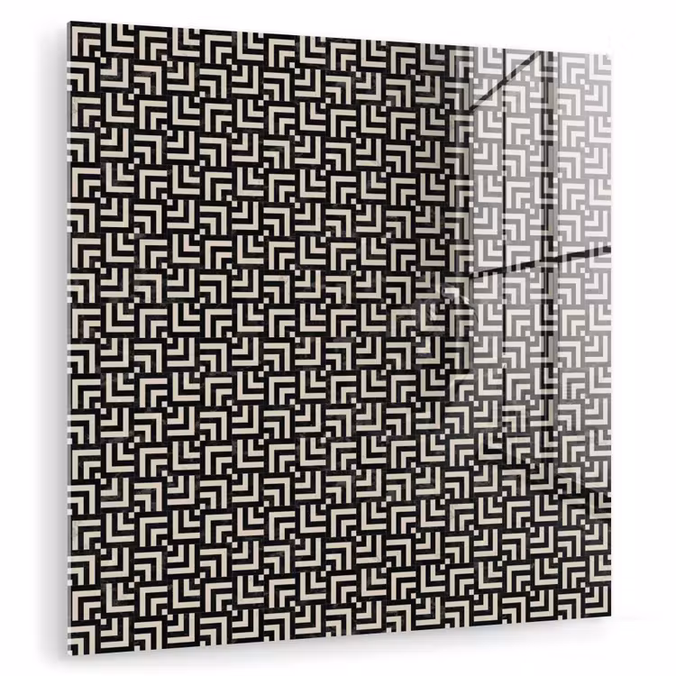 Patroon - Marmer - Zwart plexiglas 5mm klein 11 -zzzproduct_nieuw