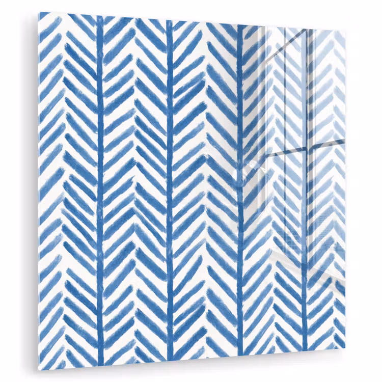 Patroon - Streep - Blauw plexiglas 5mm klein 11 -zzzproduct_nieuw