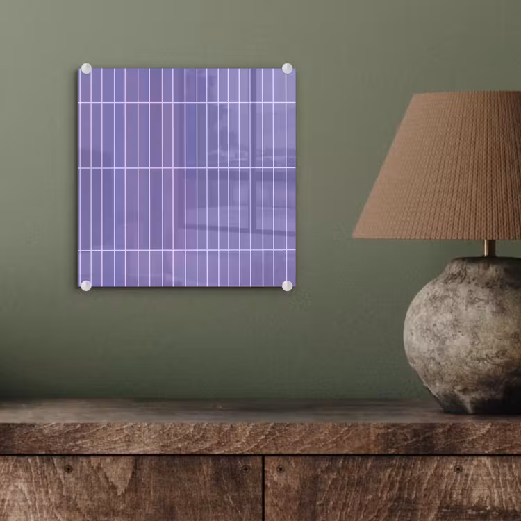 Patroon - Tegel - Lila plexiglas 5mm klein 11 -sfeer3