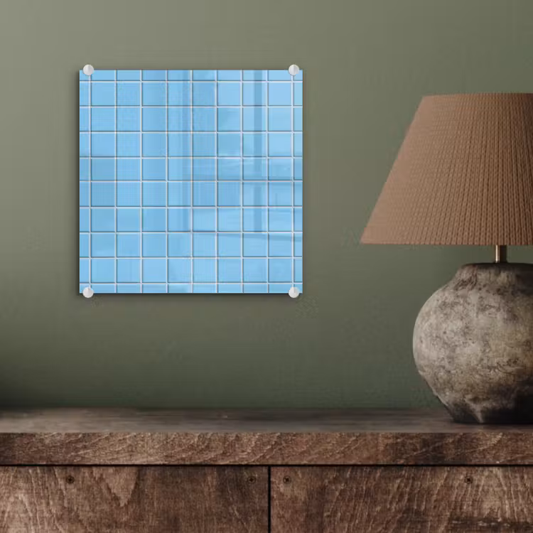 Patroon - Tegel - Pastel - Blauw plexiglas 5mm klein 11 -sfeer3