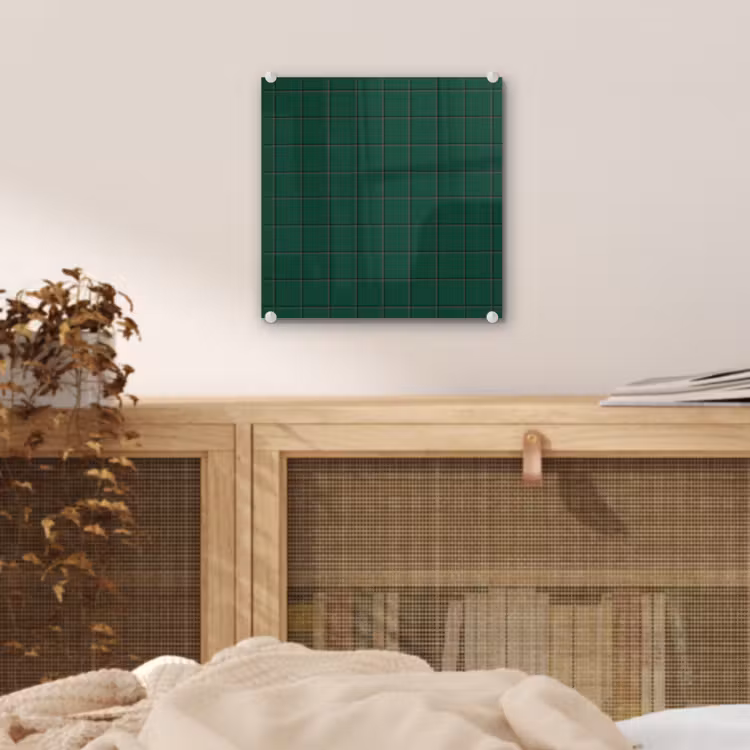 Patroon - Tegels - Dennen - Groen plexiglas 5mm klein 11 -sfeer4