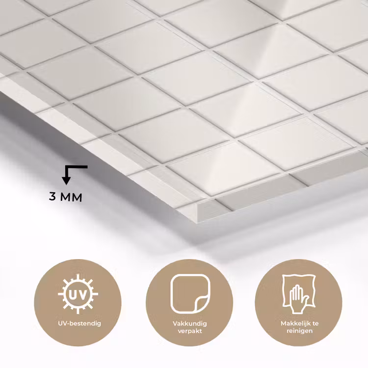 Patroon - Tegels - Wit plexiglas 5mm klein 11 -sfeer2