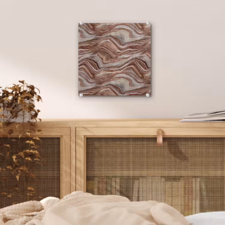 Patroon - Zandsteen - Travertijn plexiglas 5mm klein 11 -sfeer4