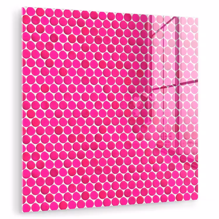 Penny - Mozaïek - Felroze plexiglas 5mm klein 11 -zzzproduct_nieuw