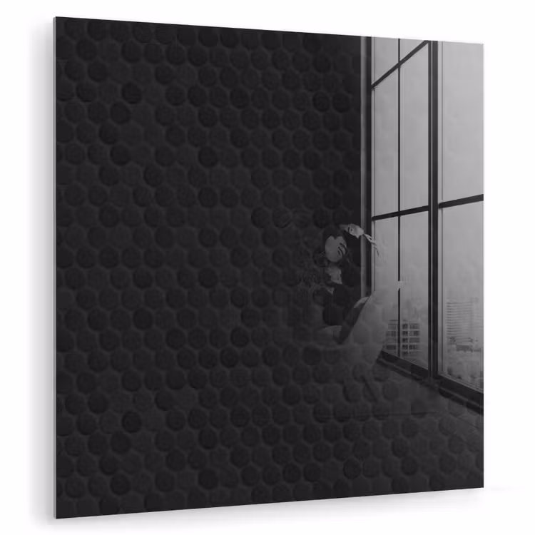Penny - Tegel - Mat - Zwart plexiglas 5mm klein 11 -zzzproduct_nieuw
