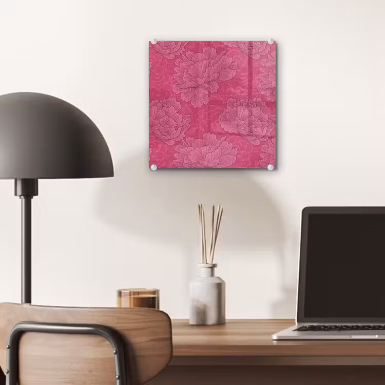 Pioenrozen - Energiek - Roze plexiglas 5mm klein 11 -sfeer6
