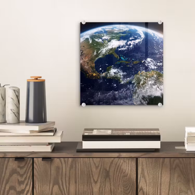 Glas schilderij - Planeet - Ruimte - Kosmos - Planeet - Ruimte - Kosmos plexiglas 5mm klein