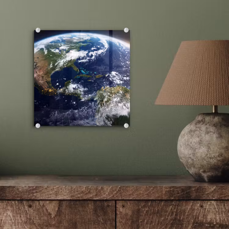 Glas schilderij - Planeet - Ruimte - Kosmos - Planeet - Ruimte - Kosmos plexiglas 5mm klein