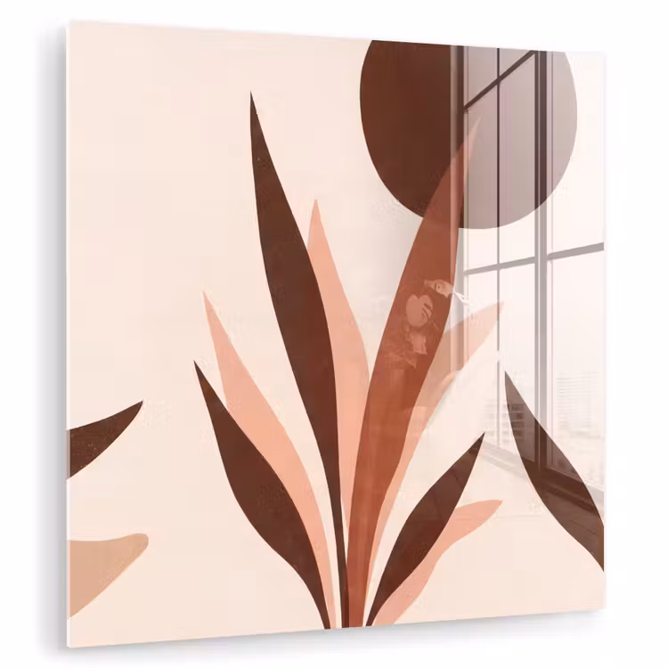 Planten - Abstract - Natuur - Bruin plexiglas 5mm klein -zzzproduct_nieuw