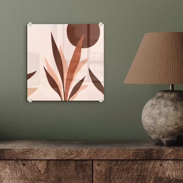 Planten - Abstract - Natuur - Bruin plexiglas 5mm klein -sfeer3