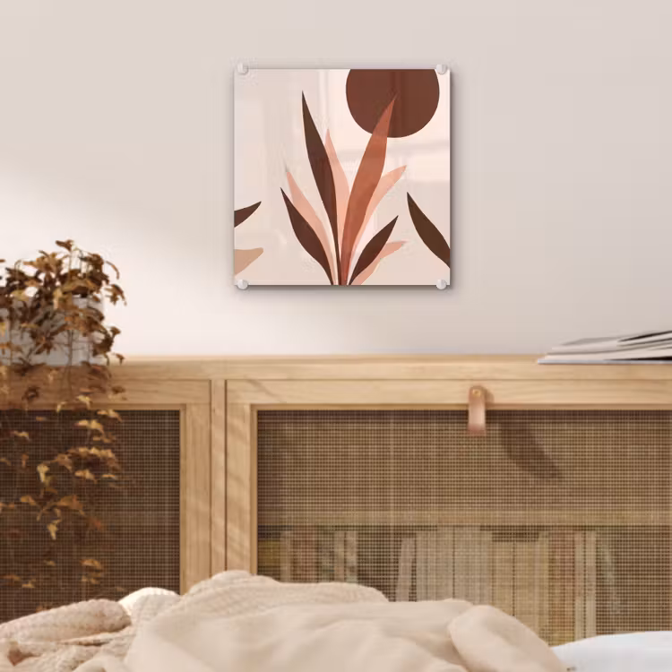 Planten - Abstract - Natuur - Bruin plexiglas 5mm klein -sfeer4