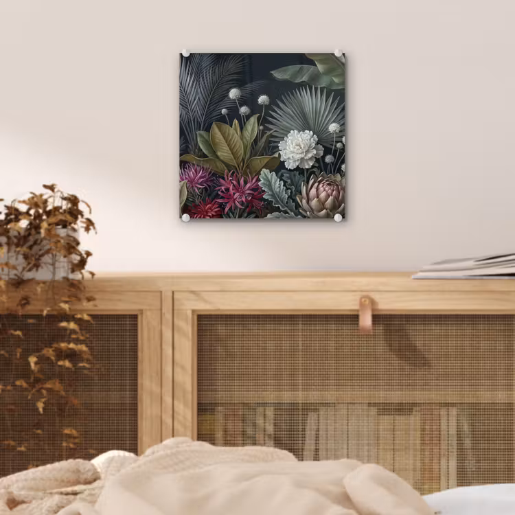 Planten - Tropisch - Botanisch - Donker - Groen plexiglas 5mm klein -sfeer4
