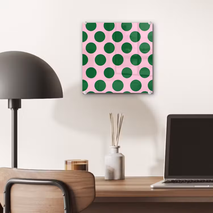 Polkadots - Patroon - Groen plexiglas 5mm klein 11 -sfeer6