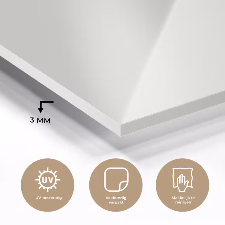Pure - Alabaster - Wit plexiglas 5mm klein 11 -sfeer2