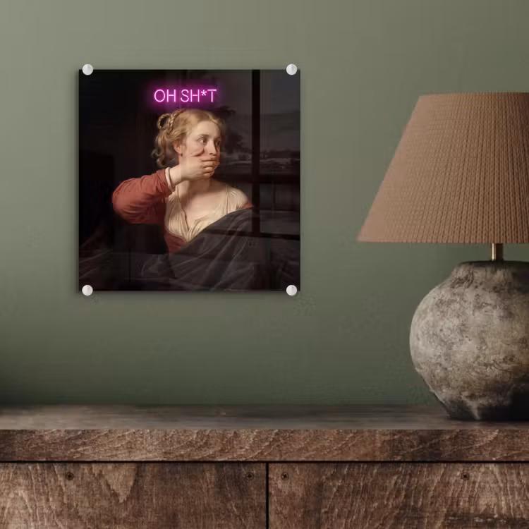 Quote - Neon - vrouw plexiglas 5mm klein -sfeer3
