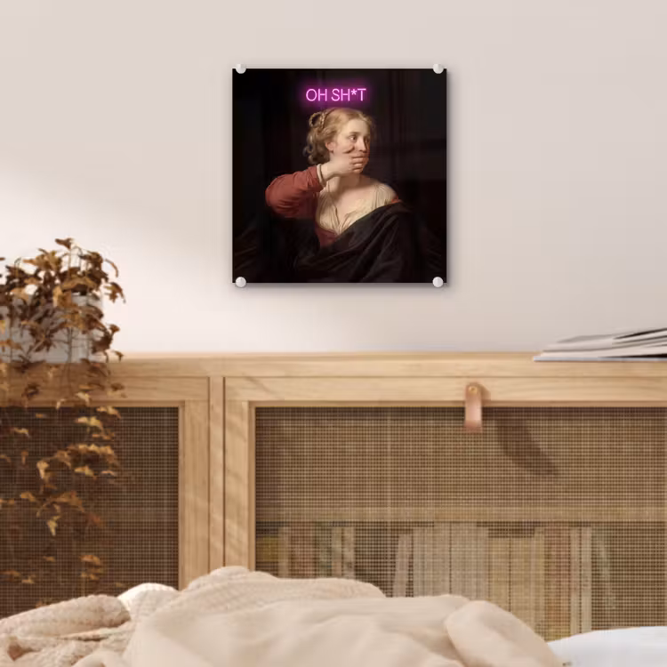 Quote - Neon - vrouw plexiglas 5mm klein -sfeer4