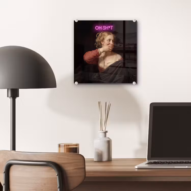 Quote - Neon - vrouw plexiglas 5mm klein -sfeer6
