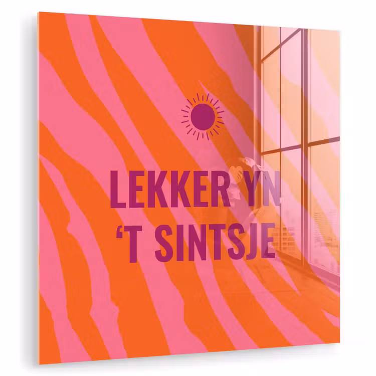 Quote - Zomer - Roze plexiglas 5mm klein -zzzproduct_nieuw
