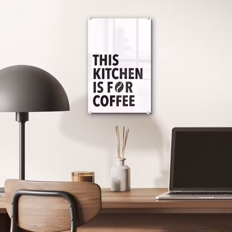 Quotes - Koffie - Bonen - Modern plexiglas 5mm klein -sfeer6