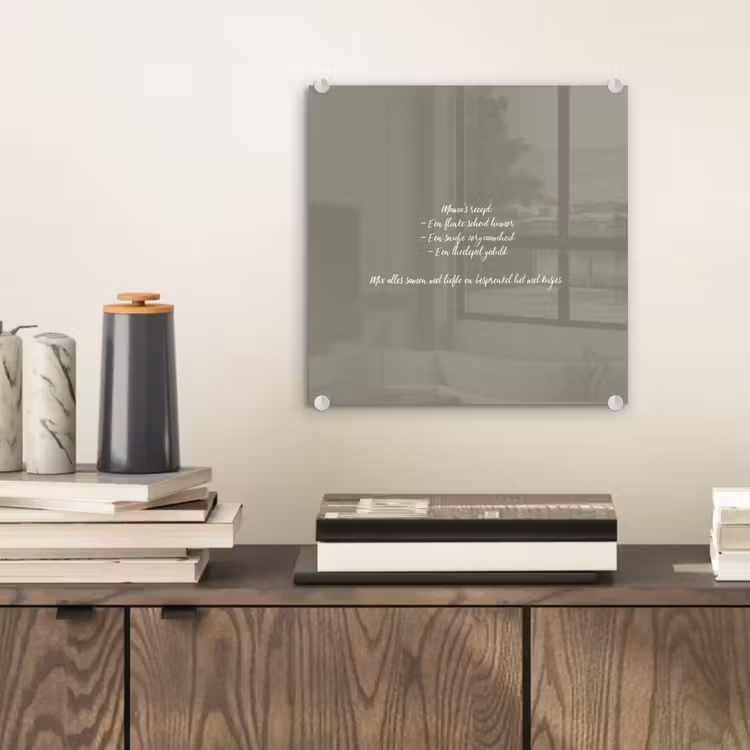 Quotes - Ma - Spreuken - Mama's recept - Koken plexiglas 5mm klein -sfeer1