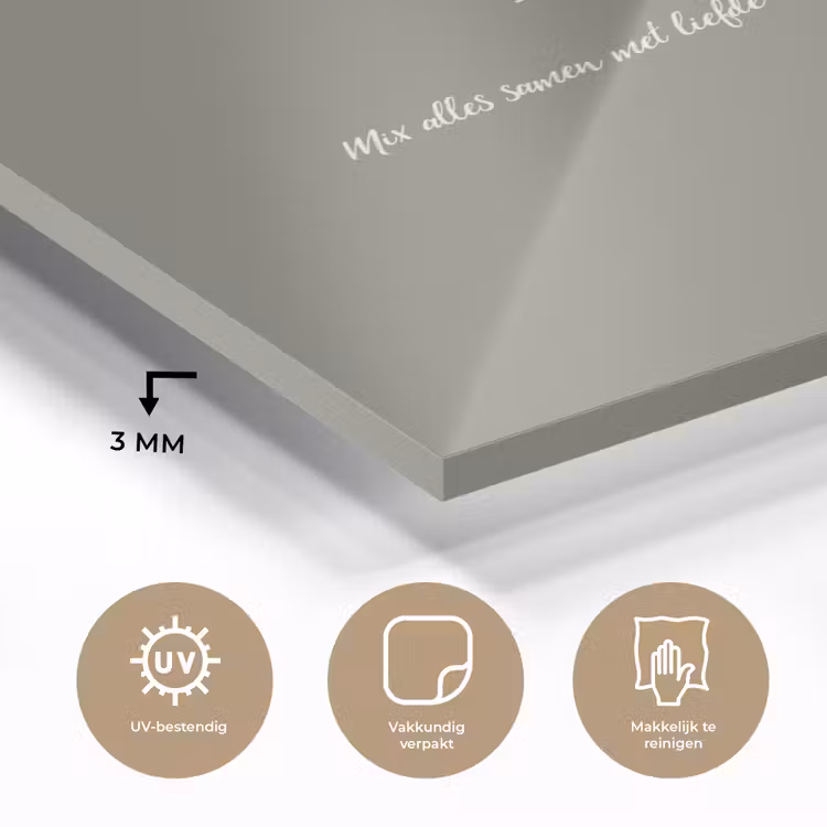 Quotes - Ma - Spreuken - Mama's recept - Koken plexiglas 5mm klein -sfeer2