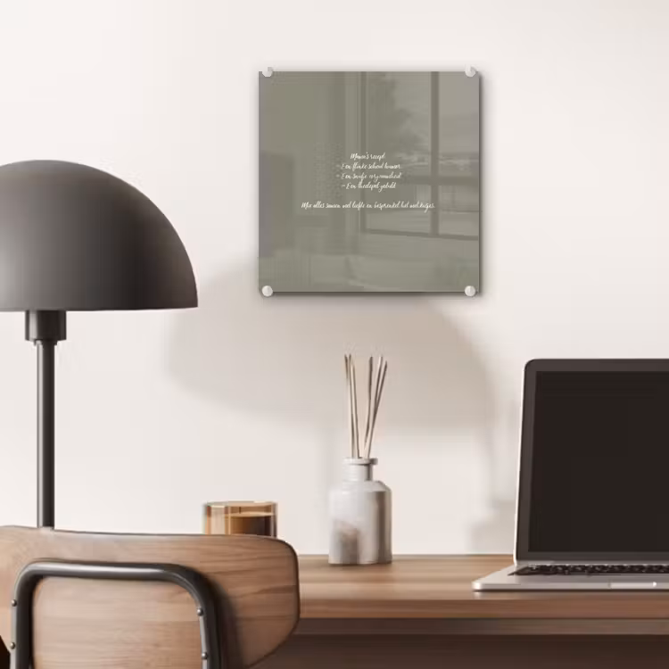 Quotes - Ma - Spreuken - Mama's recept - Koken plexiglas 5mm klein -sfeer6