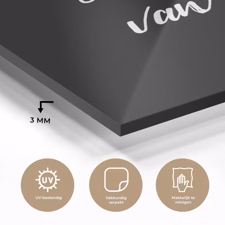 Quotes - Spreuken - Ik kook van jou - Liefde - Partner plexiglas 5mm klein -sfeer2