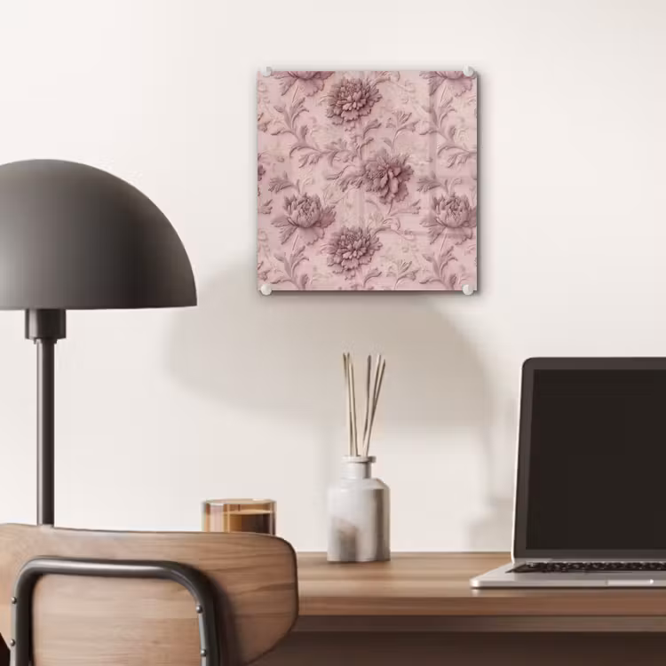 Reliëf - Pioenrozen - Roze plexiglas 5mm klein 11 -sfeer6