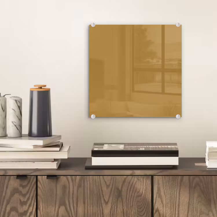 Rhythmic - Ochre - Geel plexiglas 5mm klein 11 -sfeer1