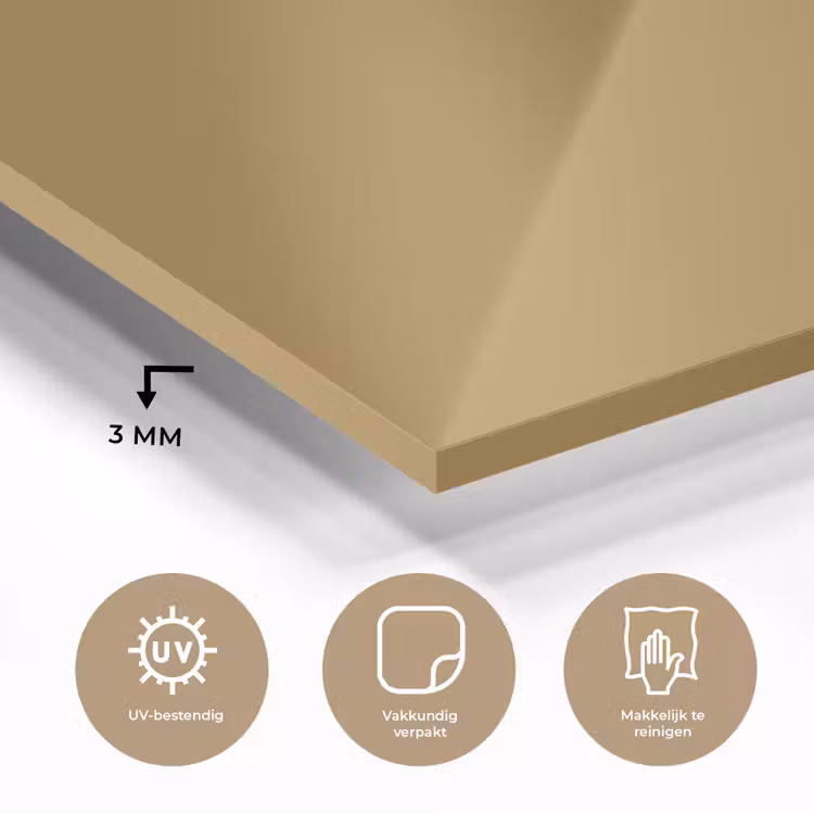 Rhythmic - Ochre - Geel plexiglas 5mm klein 11 -sfeer2