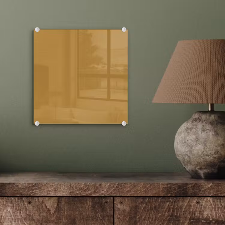 Rhythmic - Ochre - Geel plexiglas 5mm klein 11 -sfeer3