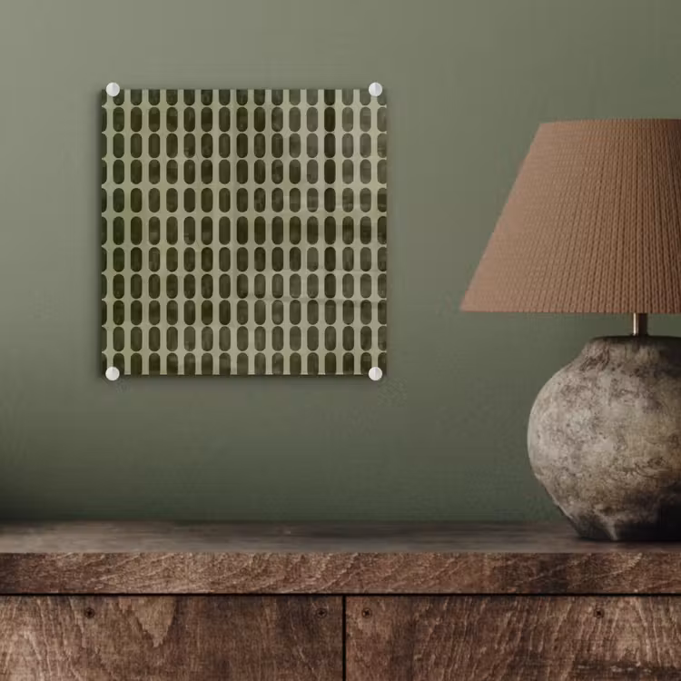 Ritmisch - Effect - Groen plexiglas 5mm klein 11 -sfeer3