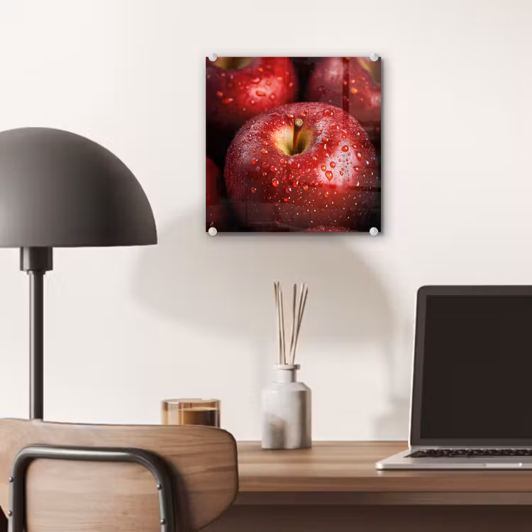 Rood - Appels - Fruit plexiglas 5mm klein -sfeer6