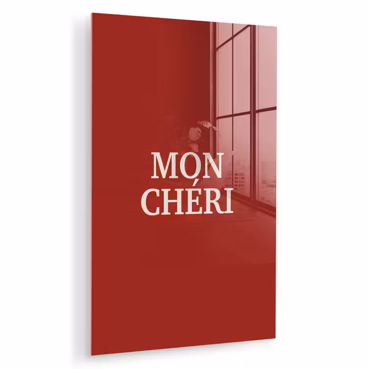 Rood - Frans - Quotes plexiglas 5mm klein -zzzproduct_nieuw