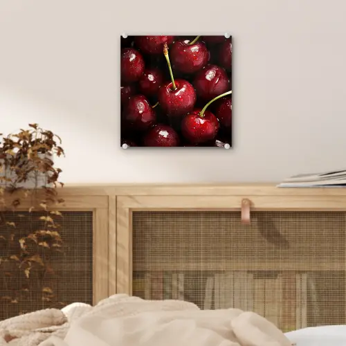 Rood - Fruit - Kersen plexiglas 5mm klein -sfeer4
