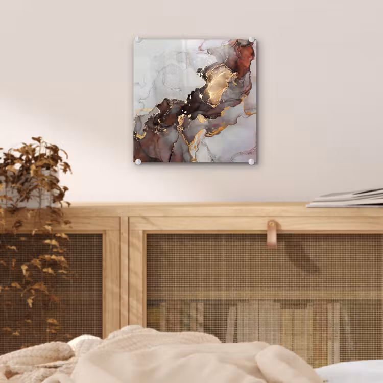 Rood - Marmer - Goud plexiglas 5mm klein -sfeer4