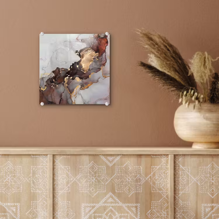 Rood - Marmer - Goud plexiglas 5mm klein -sfeer5